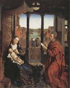 Roger Van Der Weyden Saint Luke Drawing the Virgin and Child oil painting on canvas